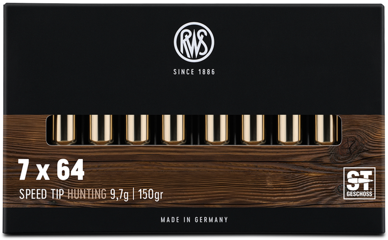 Verpackung mit Sichtfenster der RWS 7x64 Speed Tip 9,7g