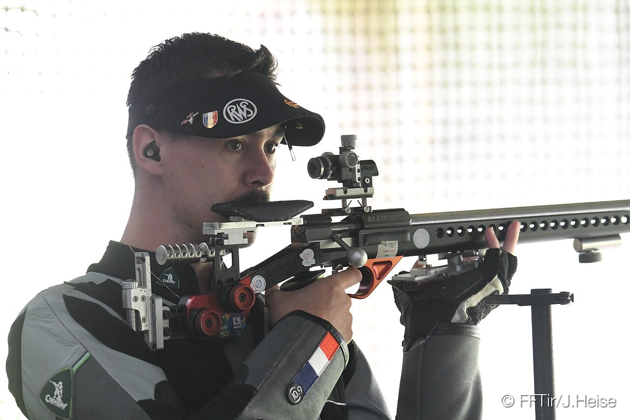 RWS Schütze Lucas Kryzs beim Wettkampf