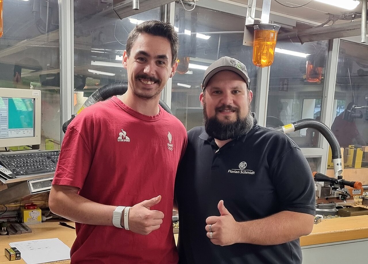RWS Schütze Lucas Kryzs am RWS Testschiessstand