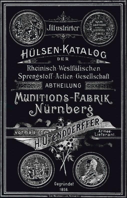 Historical picture of the illustrated sleeve-catalog of the Rheinisch Westfälische Sprengstoff Aktien Gesellschaft