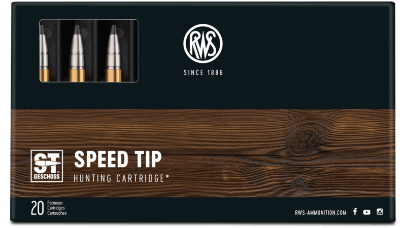 Packaging with viewing window of the RWS .243 Speed Tip 5,8g