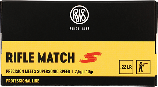 Package of the RWS .22 Rifle Match S 2,6g
